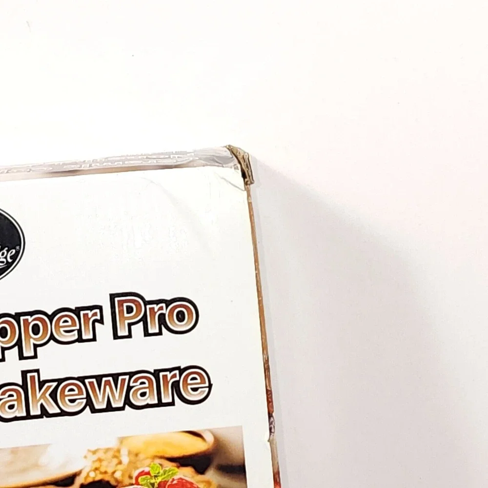 Culinary Edge Copper Ceramic Nonstick‎ Bakeware Set, Assorted Items, 4 Piece